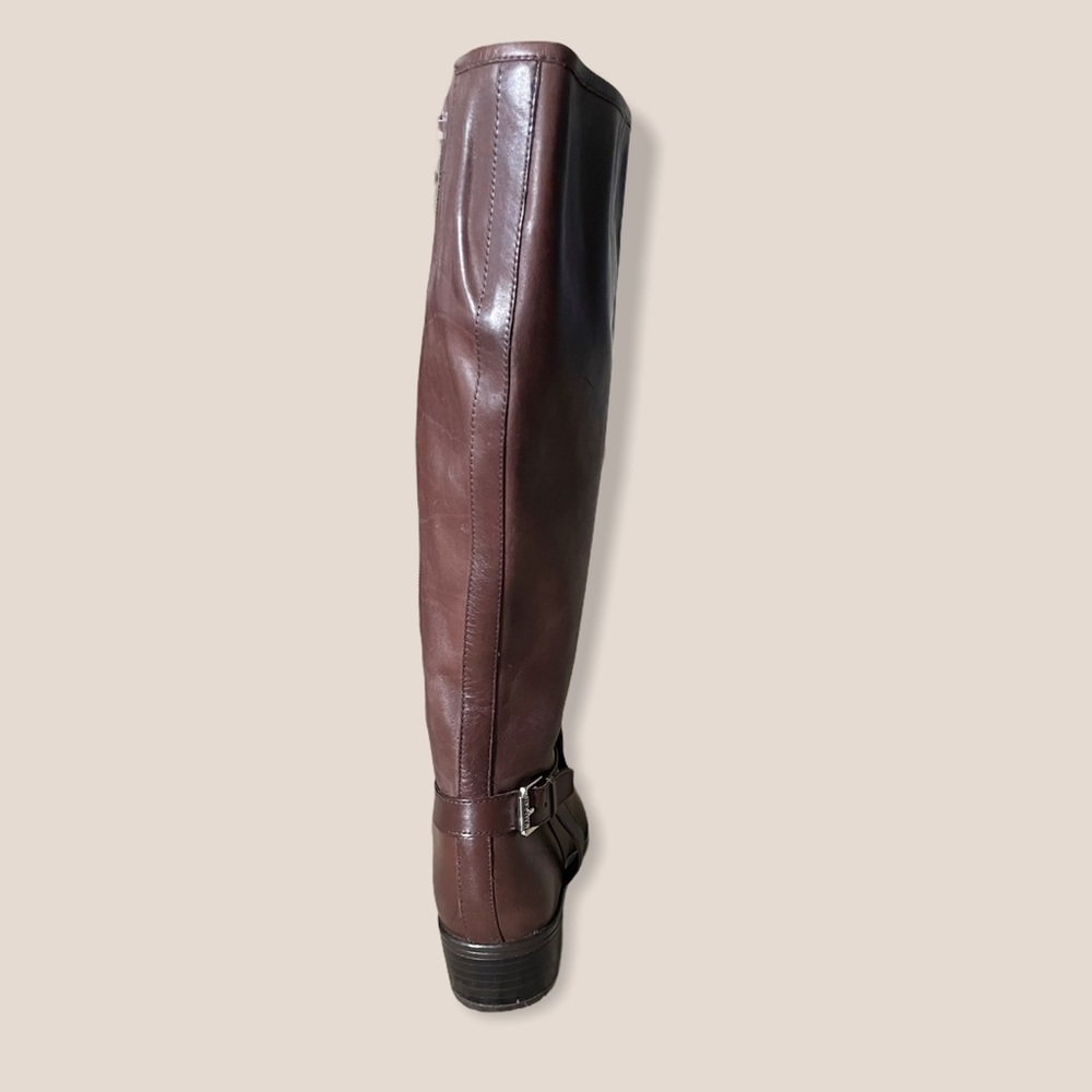 Lauren Ralph Lauren Marion Riding Boot 5.5 Brown - Picture 2 of 7